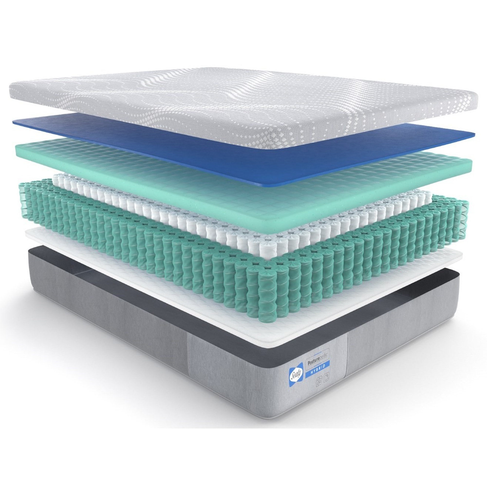 Sealy Brightwell Firm 656291918 Queen 11" Firm Hybrid Mattress Sam